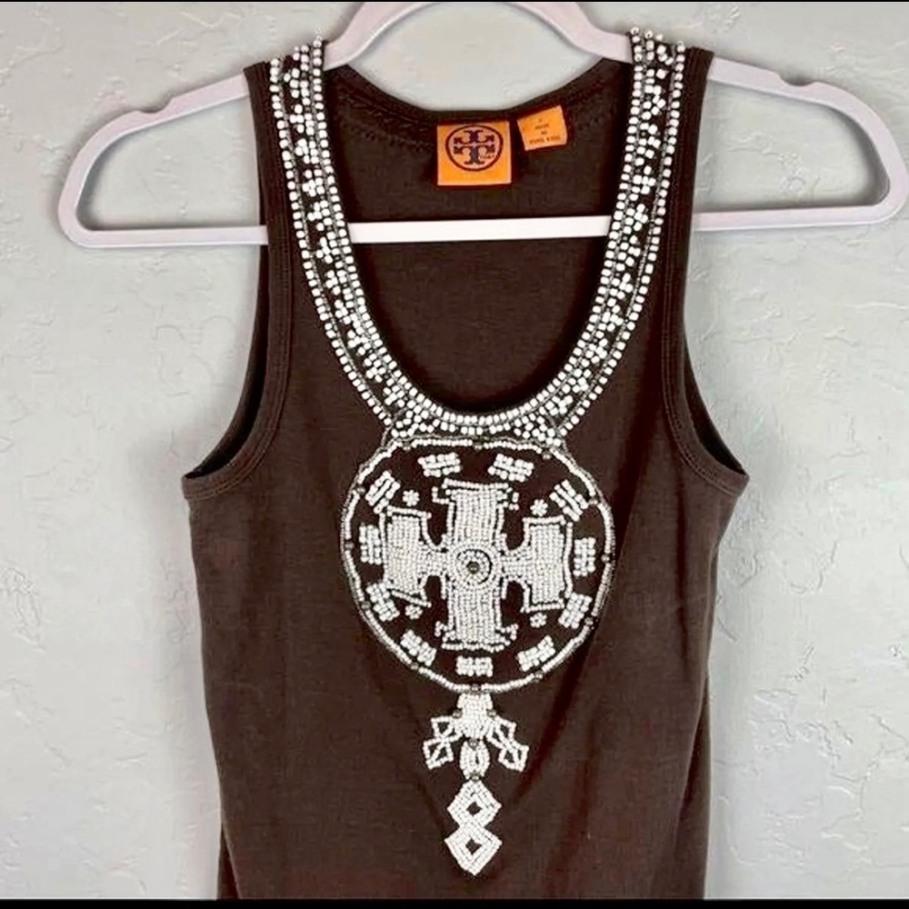 SOLD Tory Birch Logo Tank /Small - Picture 3 of 8